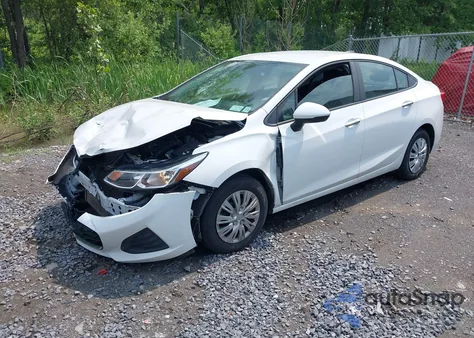 2019 Chevrolet Cruze Ls из США, поврежденный, VIN 1G1BC5SM7K7151790
